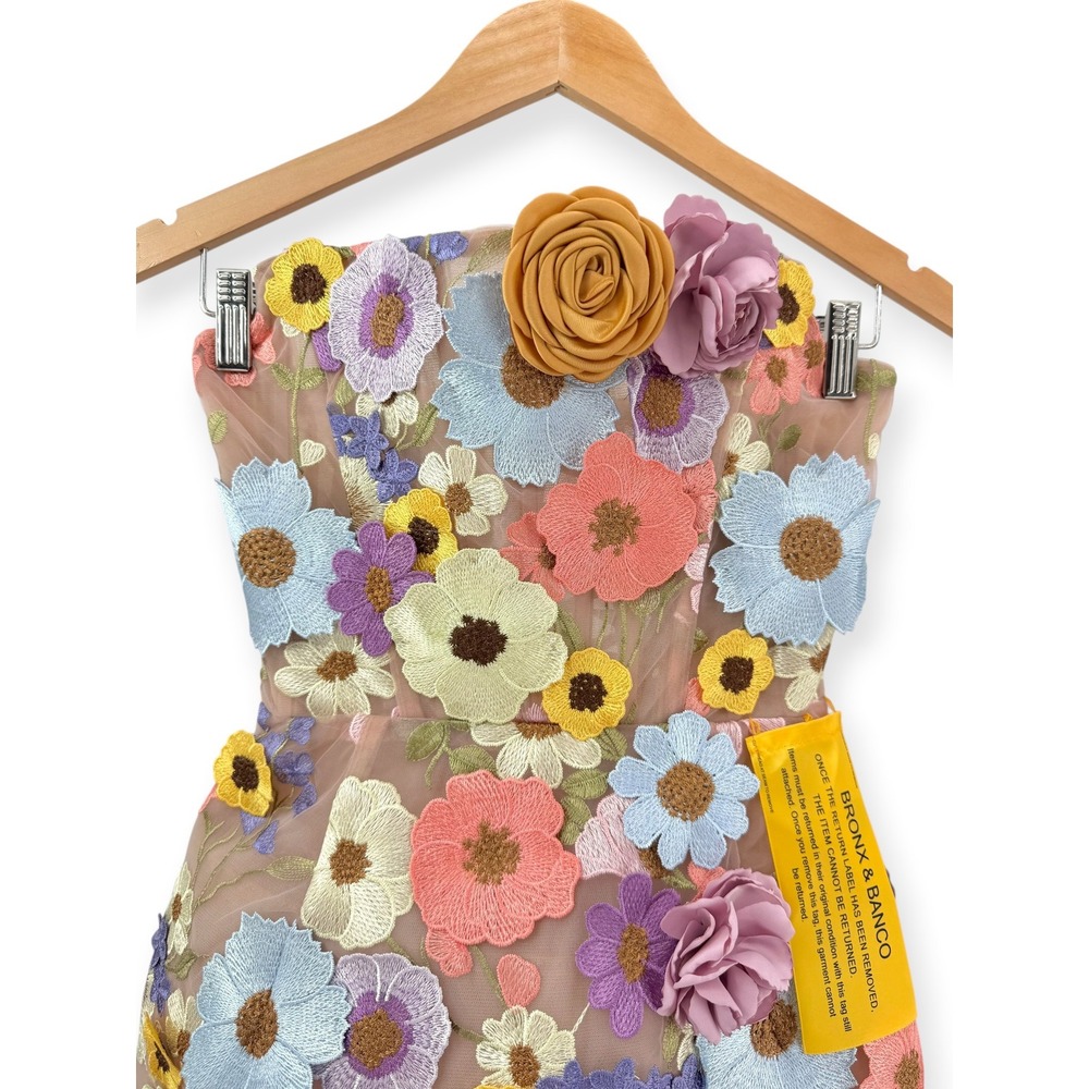 NWT Bronx and Banco Bouquet Maraya Mini Dress $750 - Size 2 / XS - Picture 7 of 16